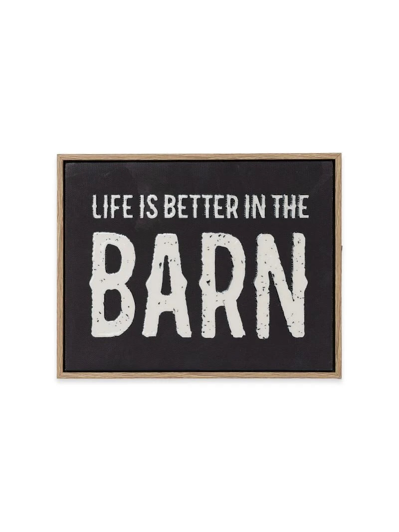 Simply Southern Canvas Wall Art - Barn Life