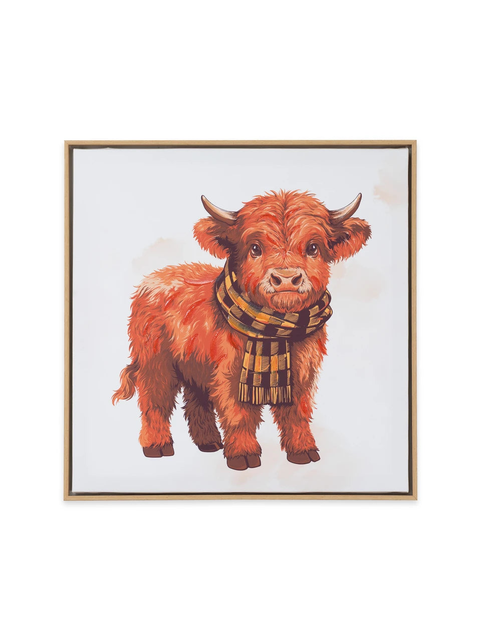 Simply Southern Canvas Wall Art - Fall Highland Cow