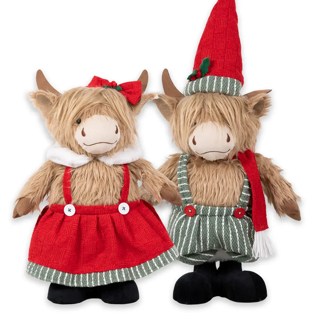 Simply Southern Highland Cow Plush Decor
