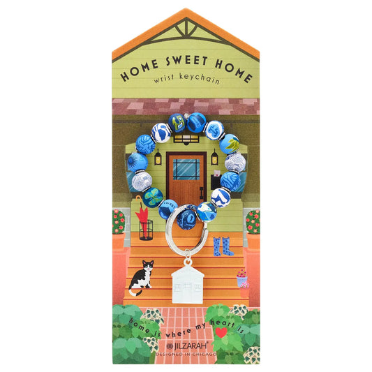Jilzarah Home Sweet Home Wrist Keychain