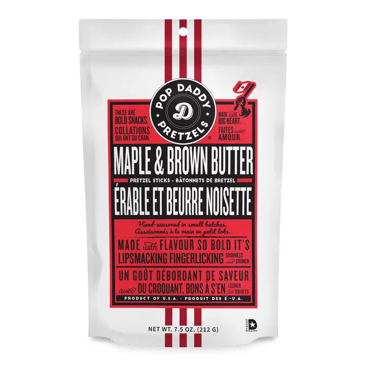Pop Daddy Seasoned Pretzels - 7.5oz - Maple and Brown Butter