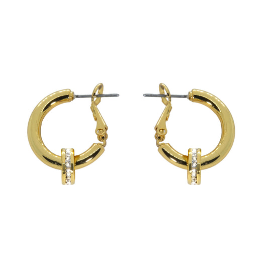 Maya J 3/4" Tubular Hoops - yellow or white gold