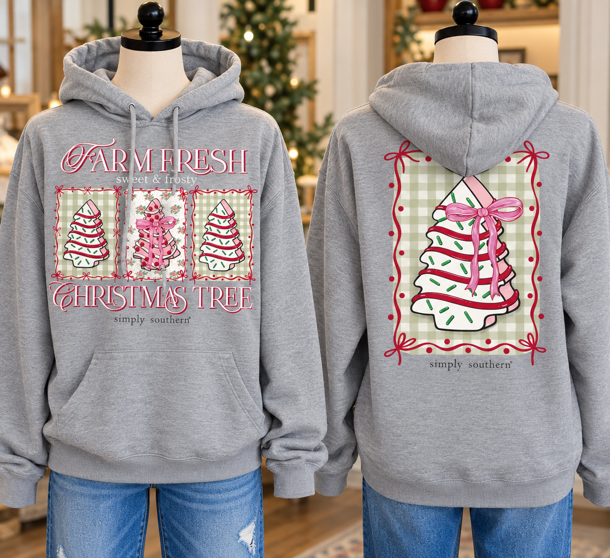 Simply Southern Christmas Cake Hoodie