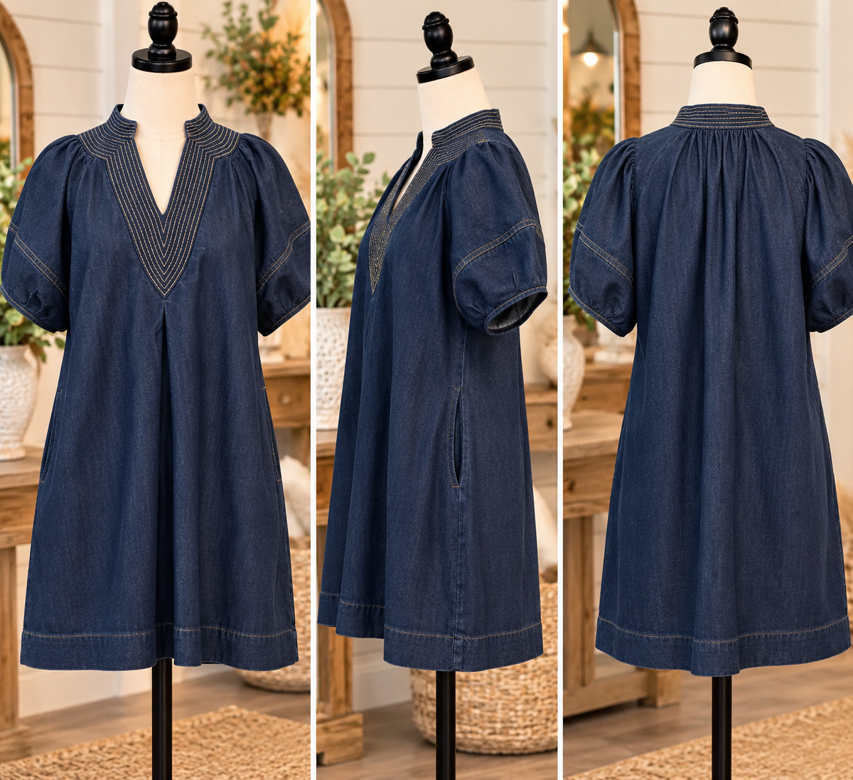 Umgee Denim Dress
