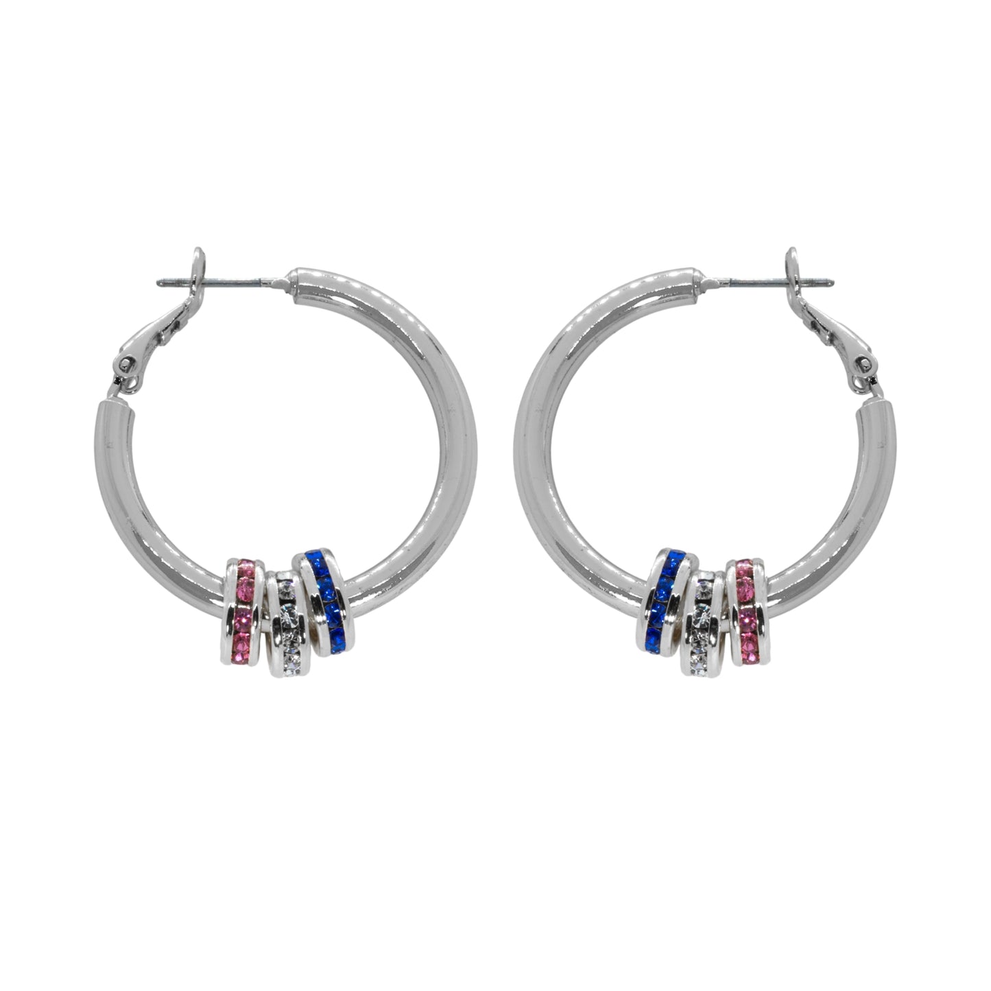 Maya J 1.25" Tubular Hoops - yellow or white gold