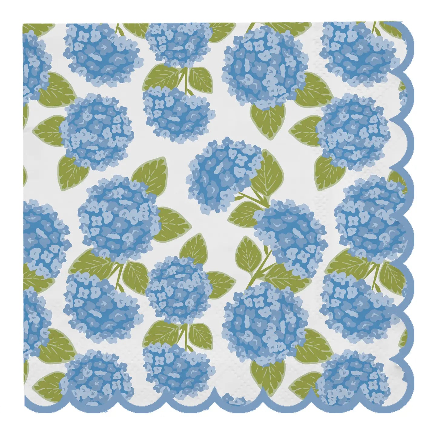 Mary Square Hydrangea Cocktail Napkins - 20 ct.