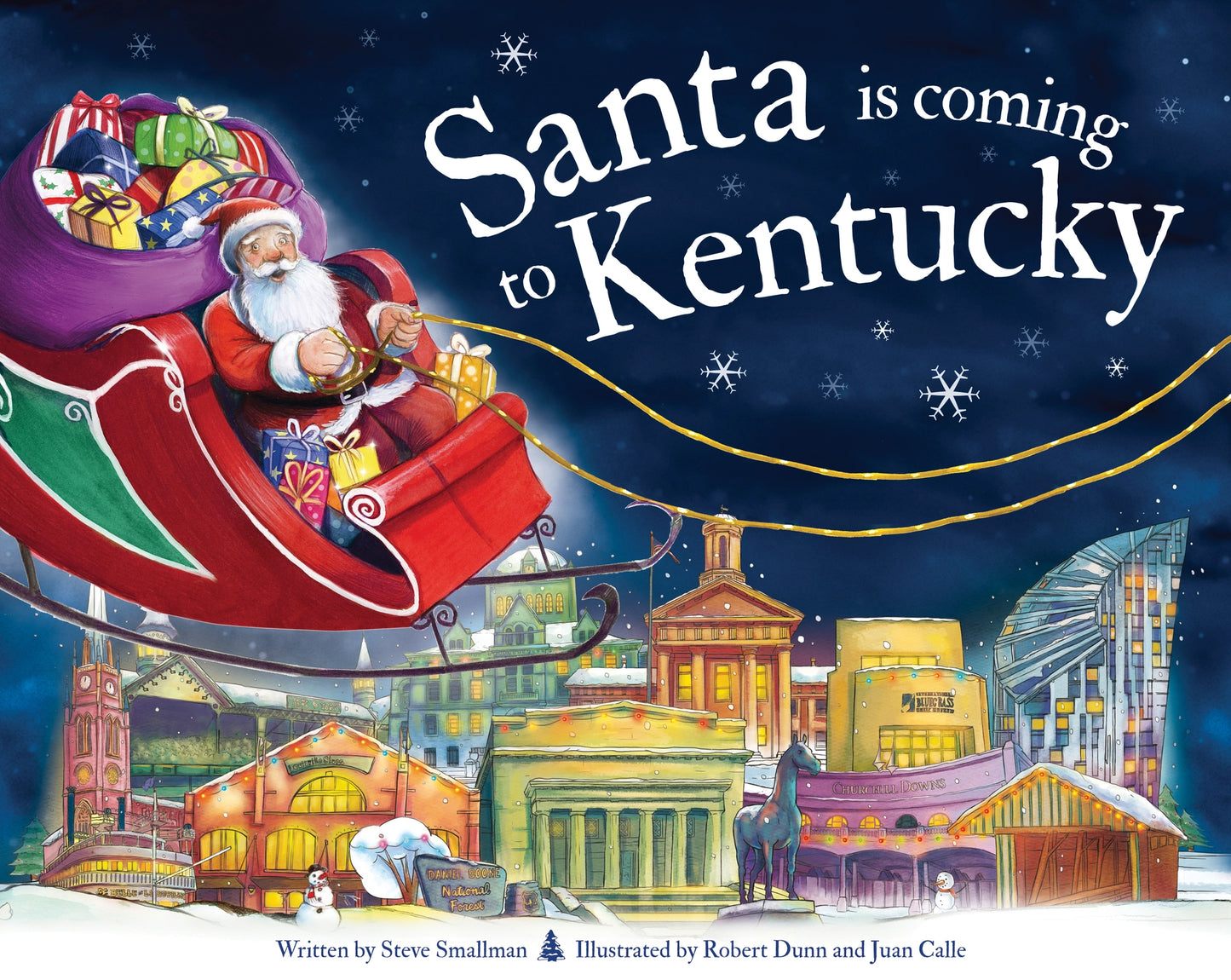 Santa Is Coming To Kentucky Book by Steve Smallman