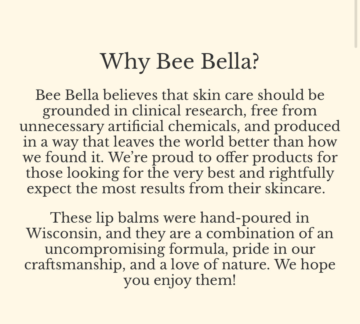 Bee Bella Lip Balm - Holiday Collection