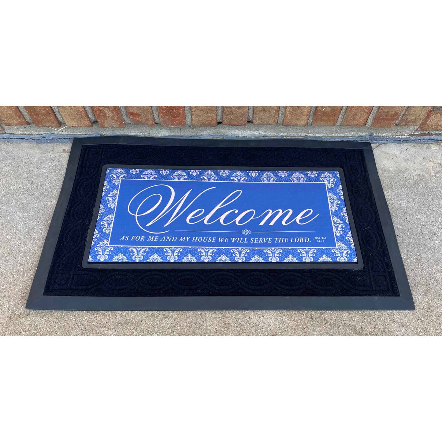 Doormat Insert - Welcome - As for me and my house