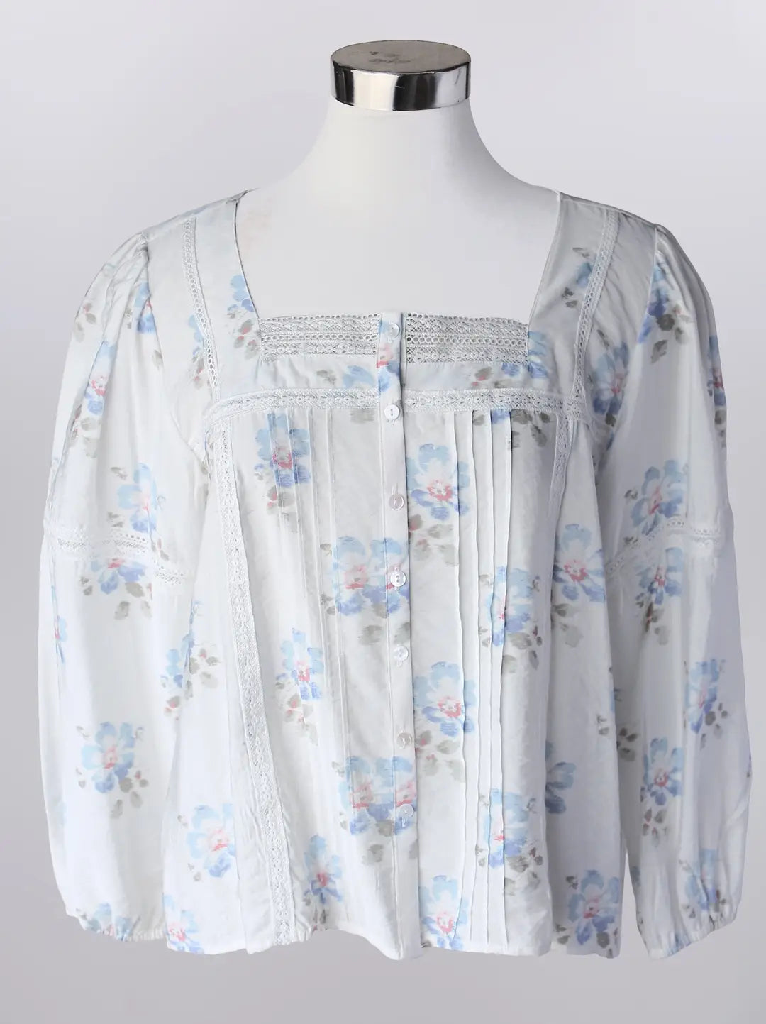 Plus Keren Hart Floral Blouse