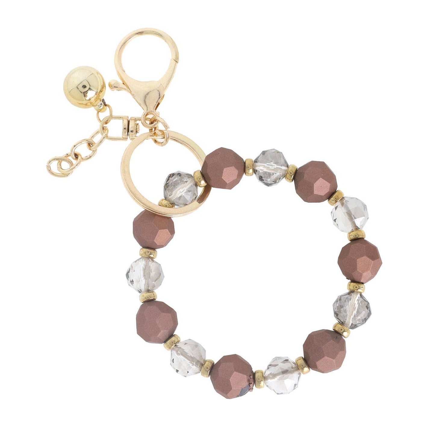 2 In1 Multifunctional Beaded Keychain Bracelet