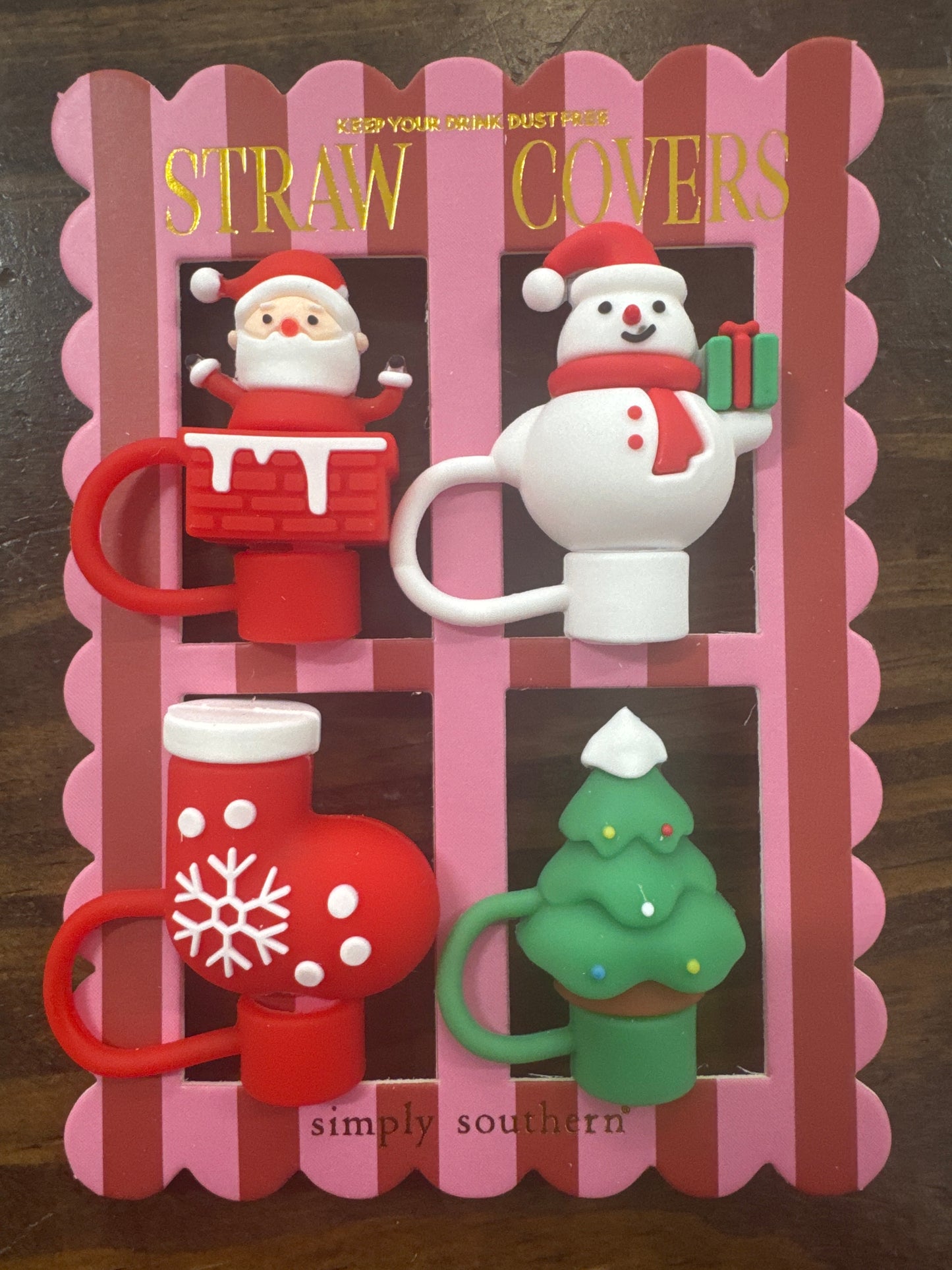 Simply Southern Straw Covers - Fall and Christmas