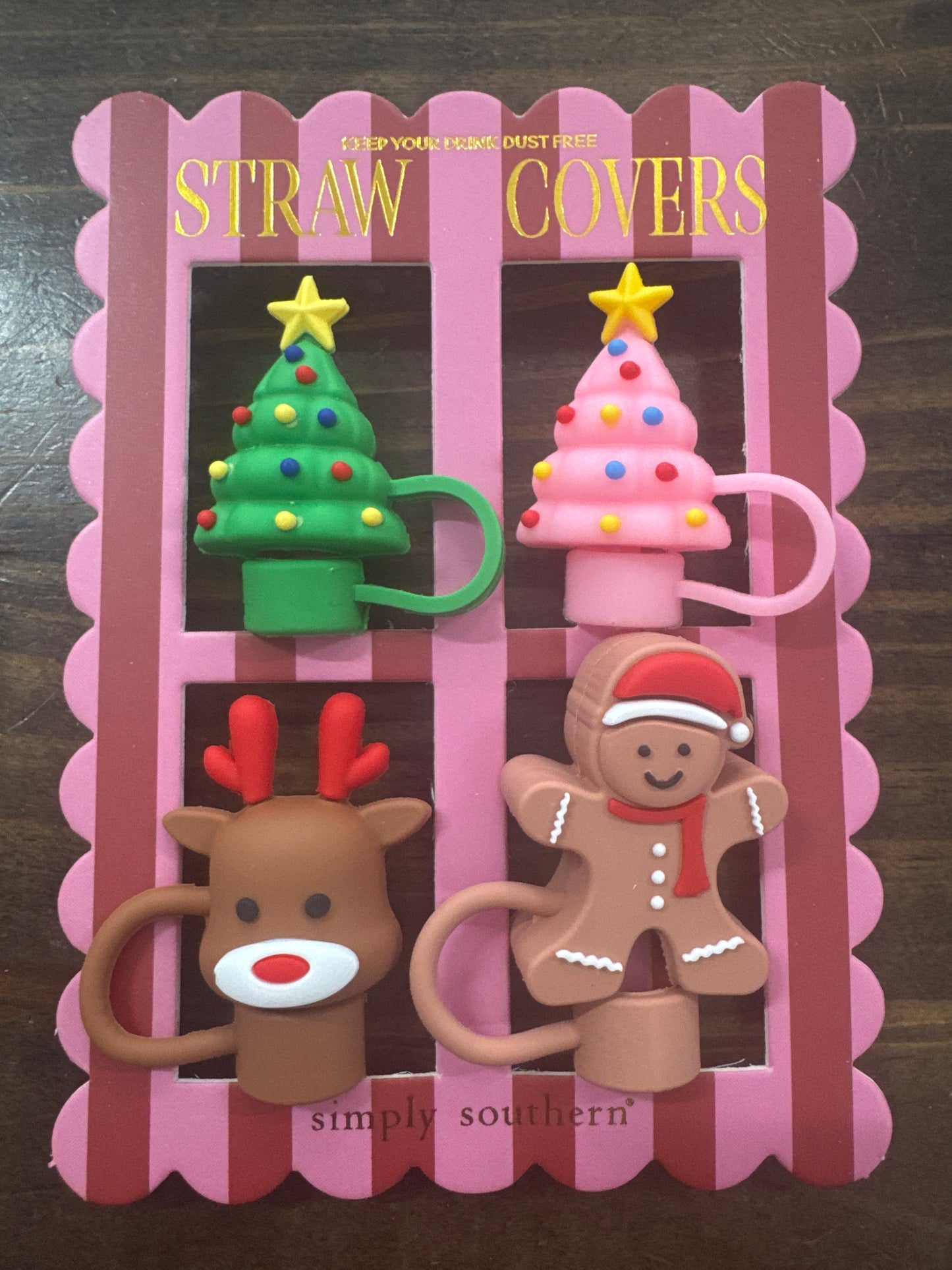 Simply Southern Straw Covers - Fall and Christmas