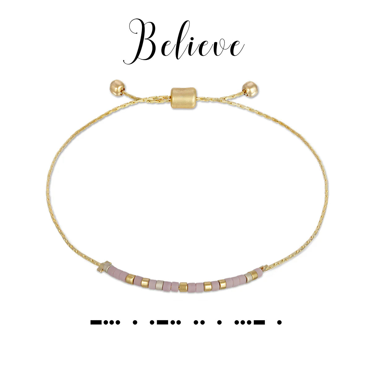 Dot & Dash Believe Bracelet