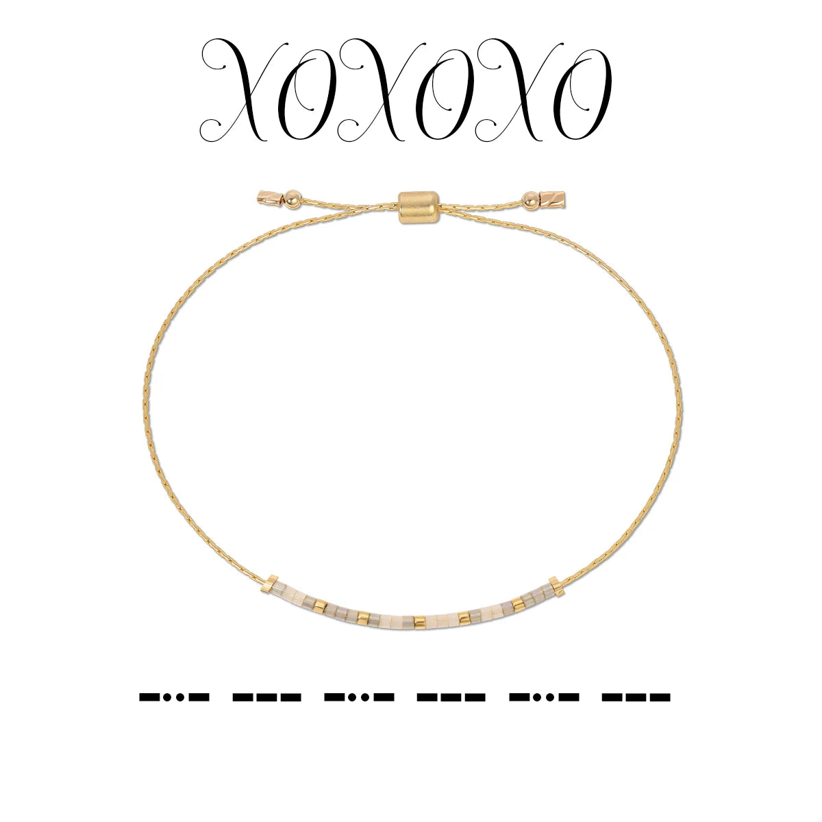 Dot & Dash XOXOXO Bracelet