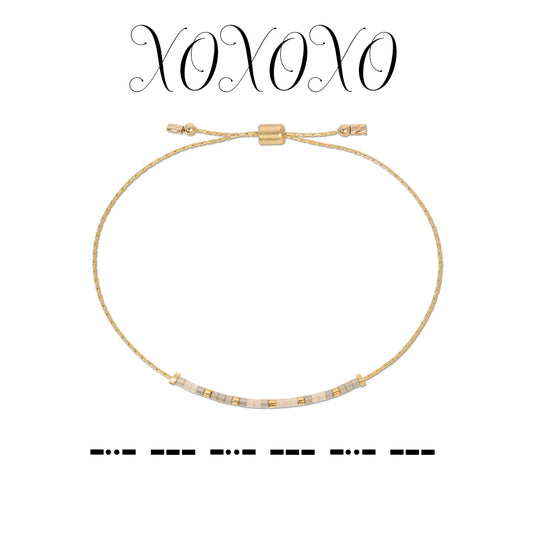 Dot & Dash XOXOXO Bracelet