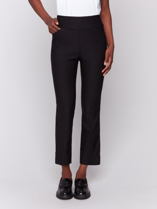 Charlie B Black Ankle Pants