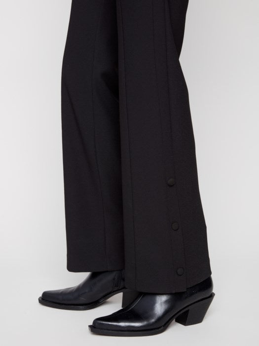 Charlie B Black Gutsy Crepe Flare Pants