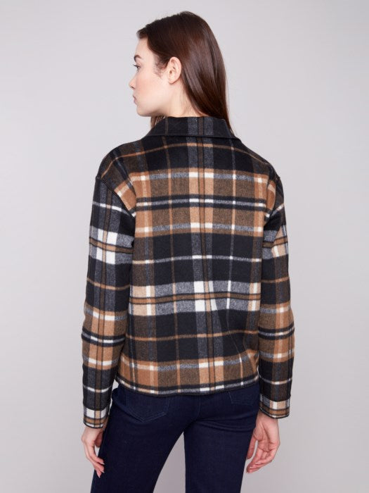 Charlie B Reversible Plaid Jacket