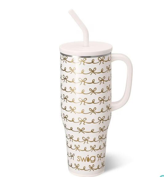 Swig Pretty in Pearl 40 ounce tumbler