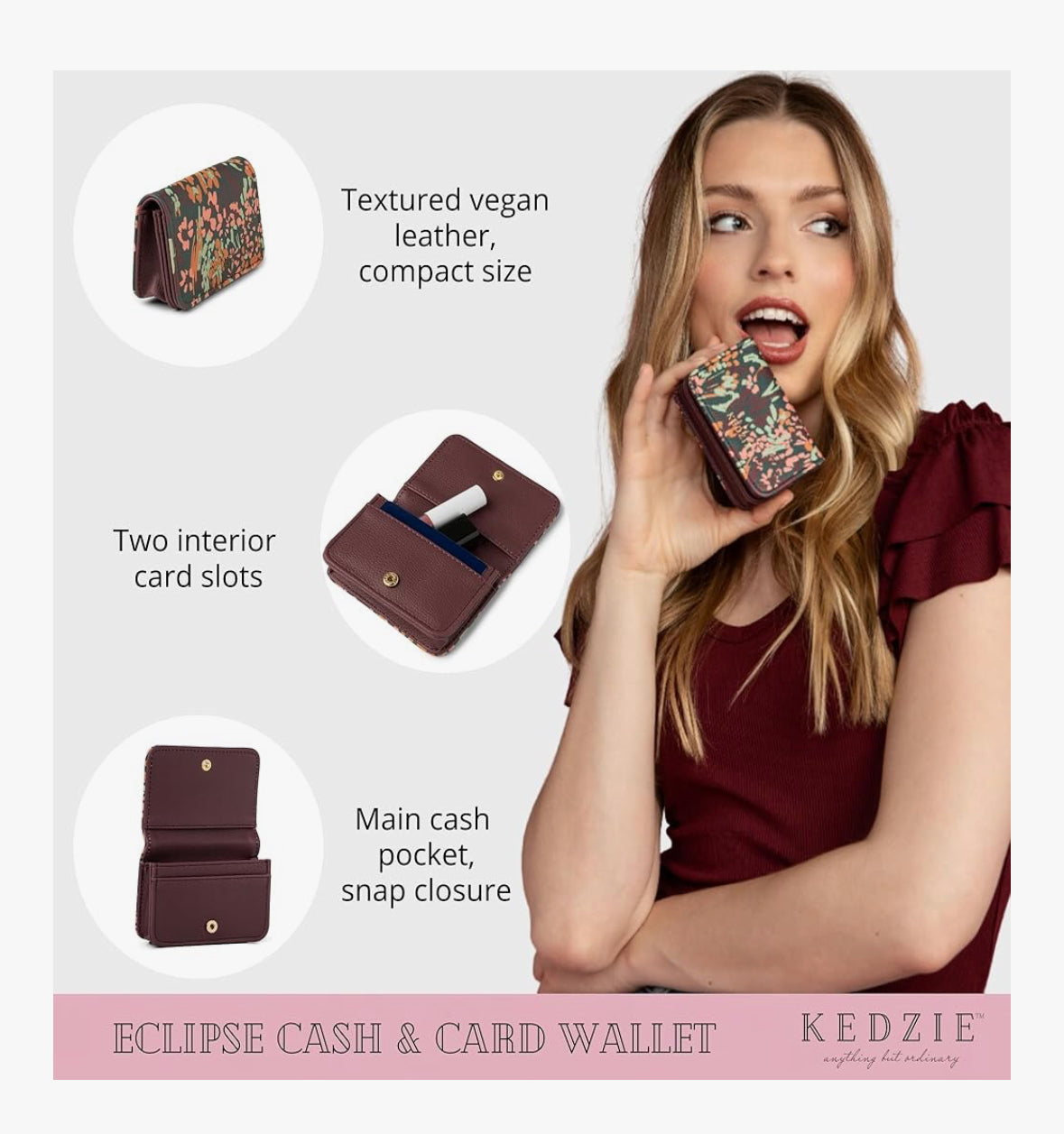 Kedzie Cash and Card Wallet - 6 designs