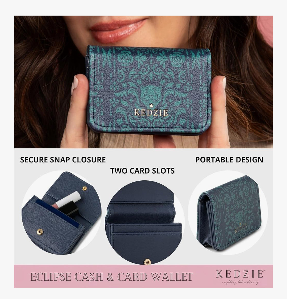 Kedzie Cash and Card Wallet - 6 designs