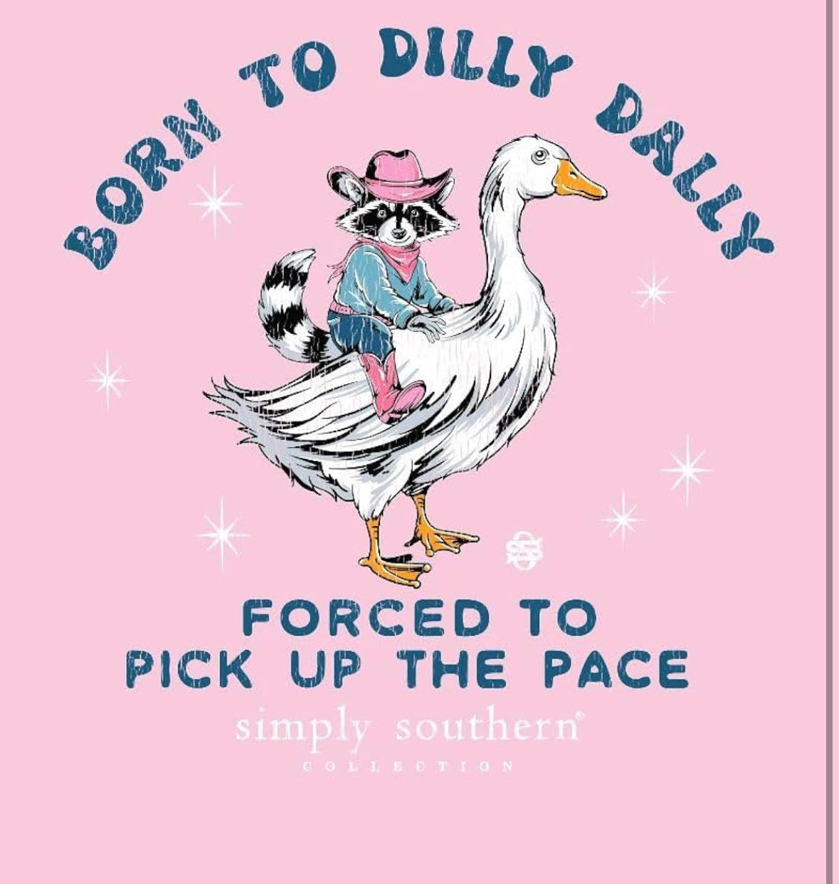 New for fall: Simply Southern Born to Dilly Dally tee