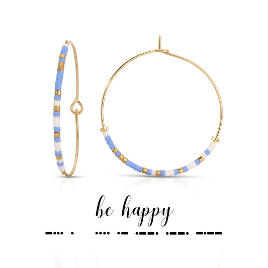 Dot & Dash Be Happy Earrings