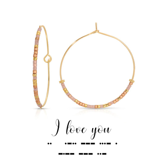 Dot & Dash I Love You Earrings