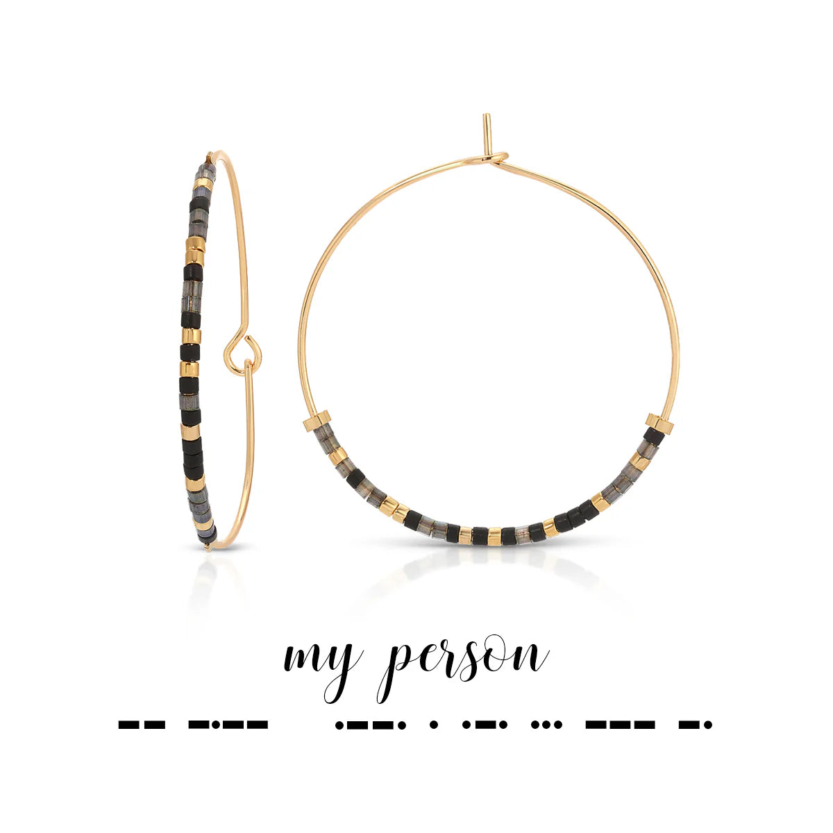 Dot & Dash My Person Earrings