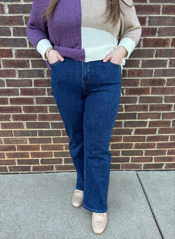 Charlie B Indigo Charlotte Straight Leg Jeans