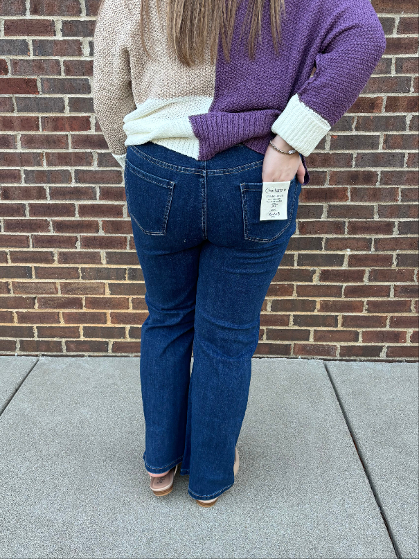 Charlie B Indigo Charlotte Straight Leg Jeans