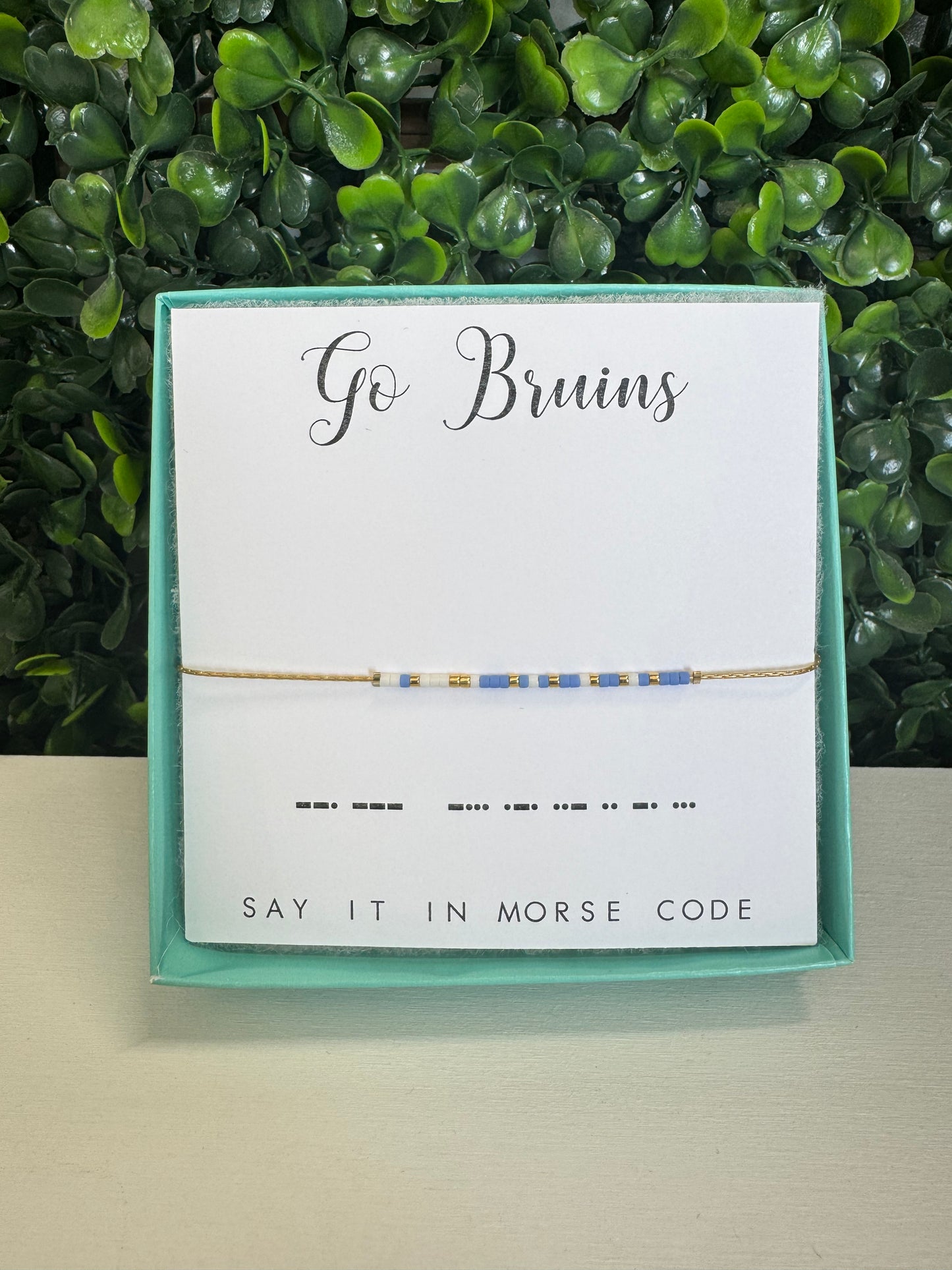 Dot & Dash Go Bruins Bracelet