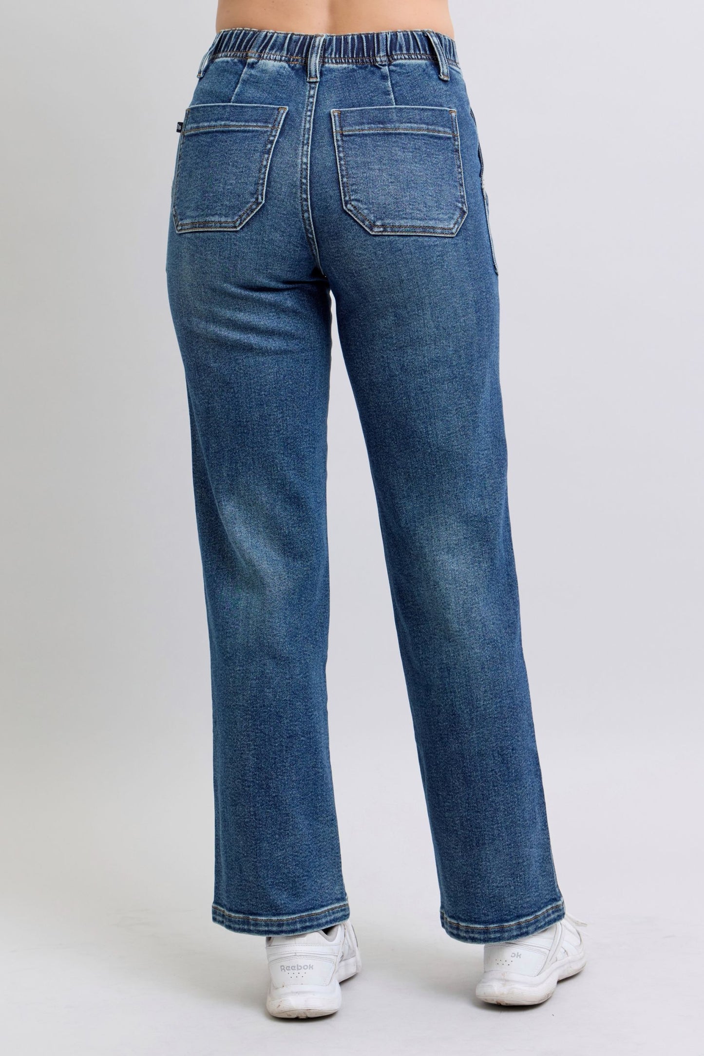 Judy Blue drawstring wide leg jeans