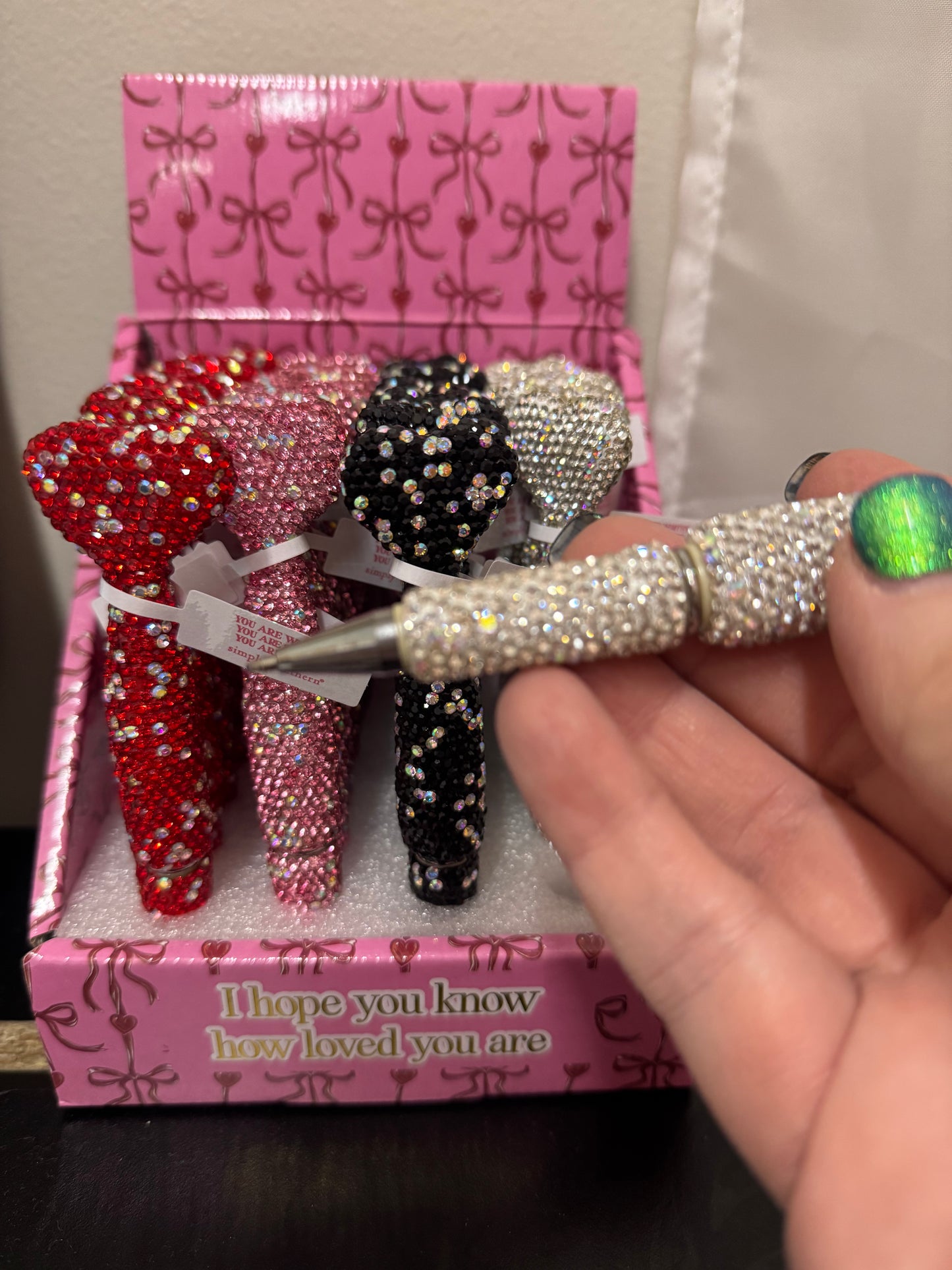 Simply Southern glitter bow pen - 4 colors