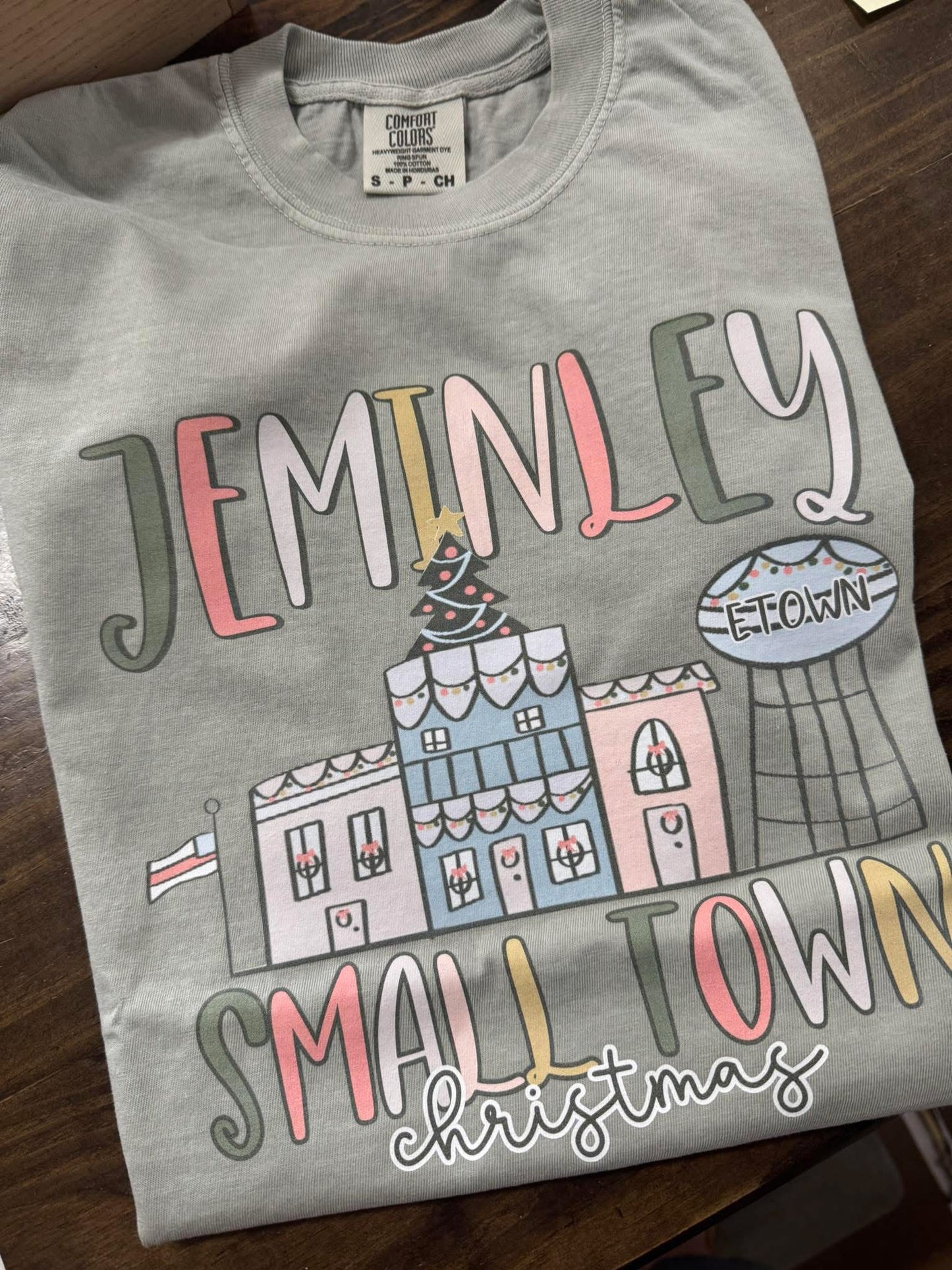 Jeminley Small Town Christmas Tee