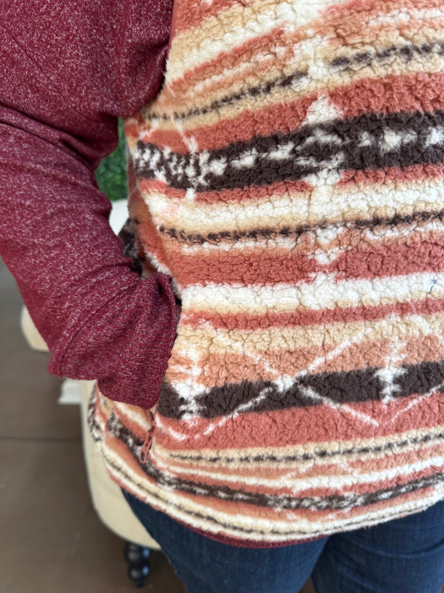 Keren Hart Sherpa Vest