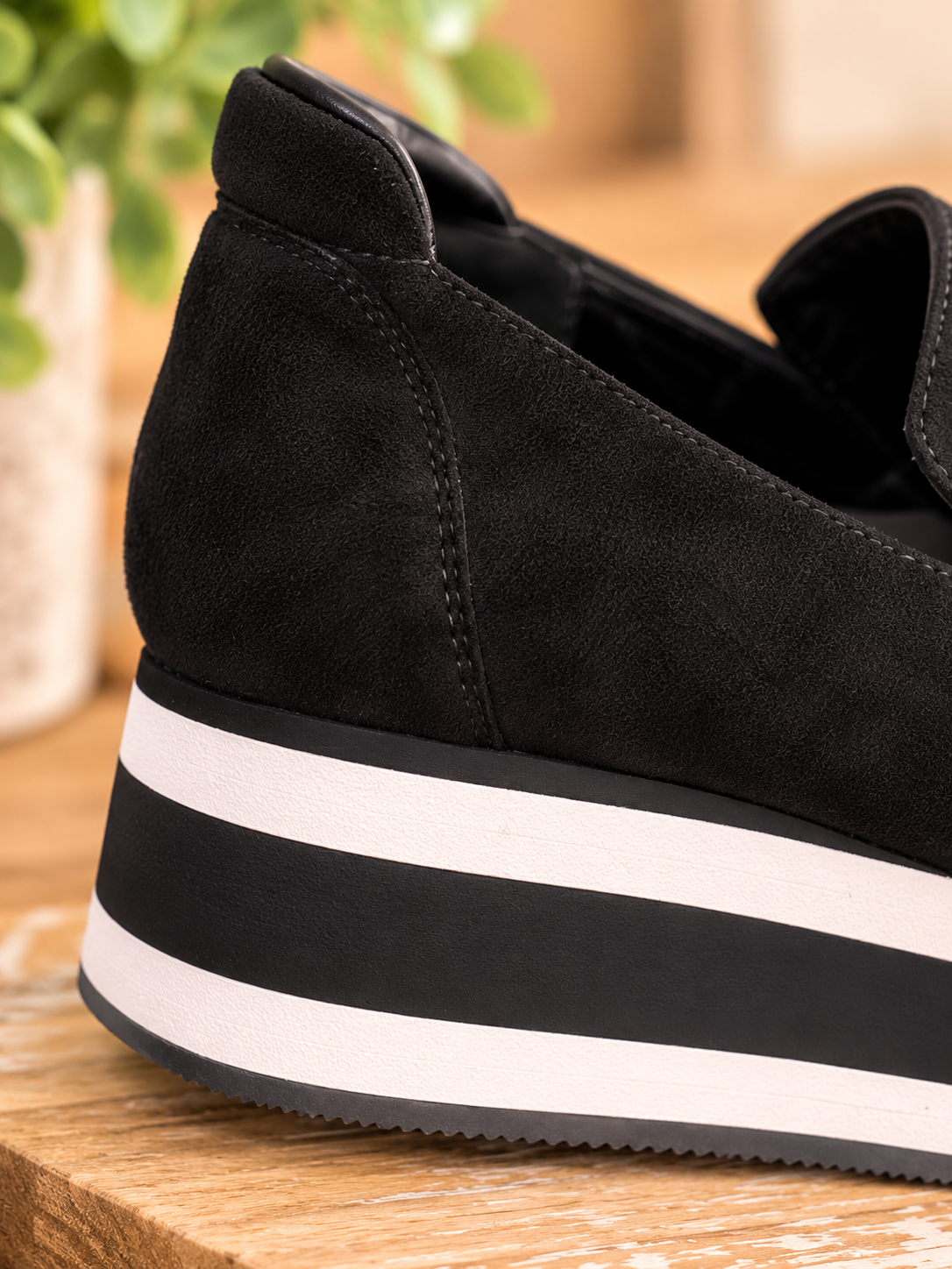 Corkys Sheesh Black Faux Suede
