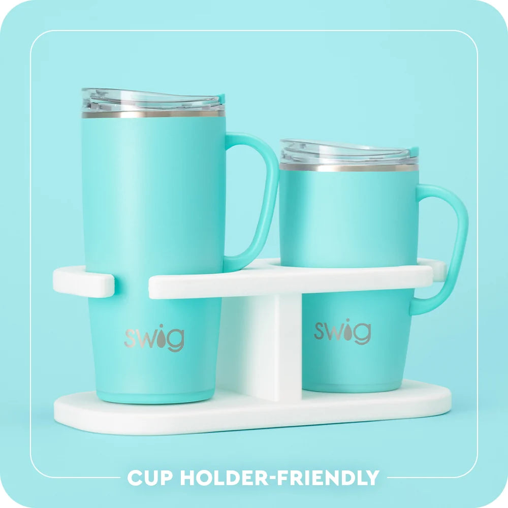 Swig 22 oz Travel Mug - Mocha Dots