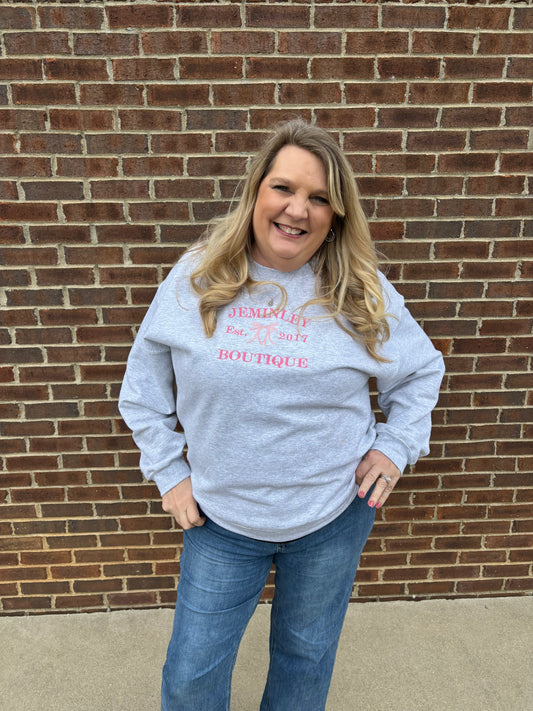 Jeminley Boutique Crew Neck Sweatshirt