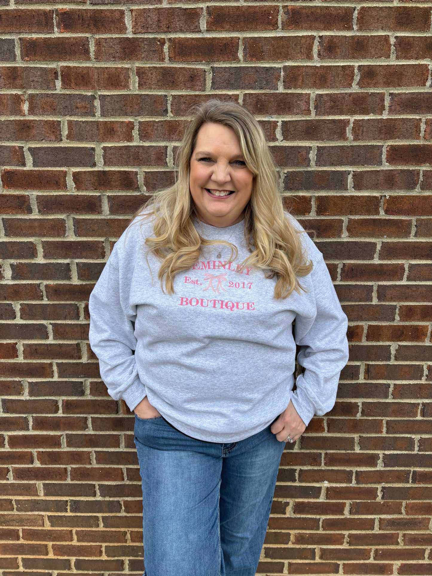 Jeminley Boutique Crew Neck Sweatshirt