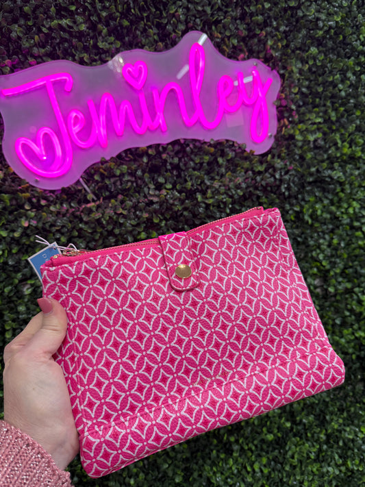 Draper James travel cosmetic pouch