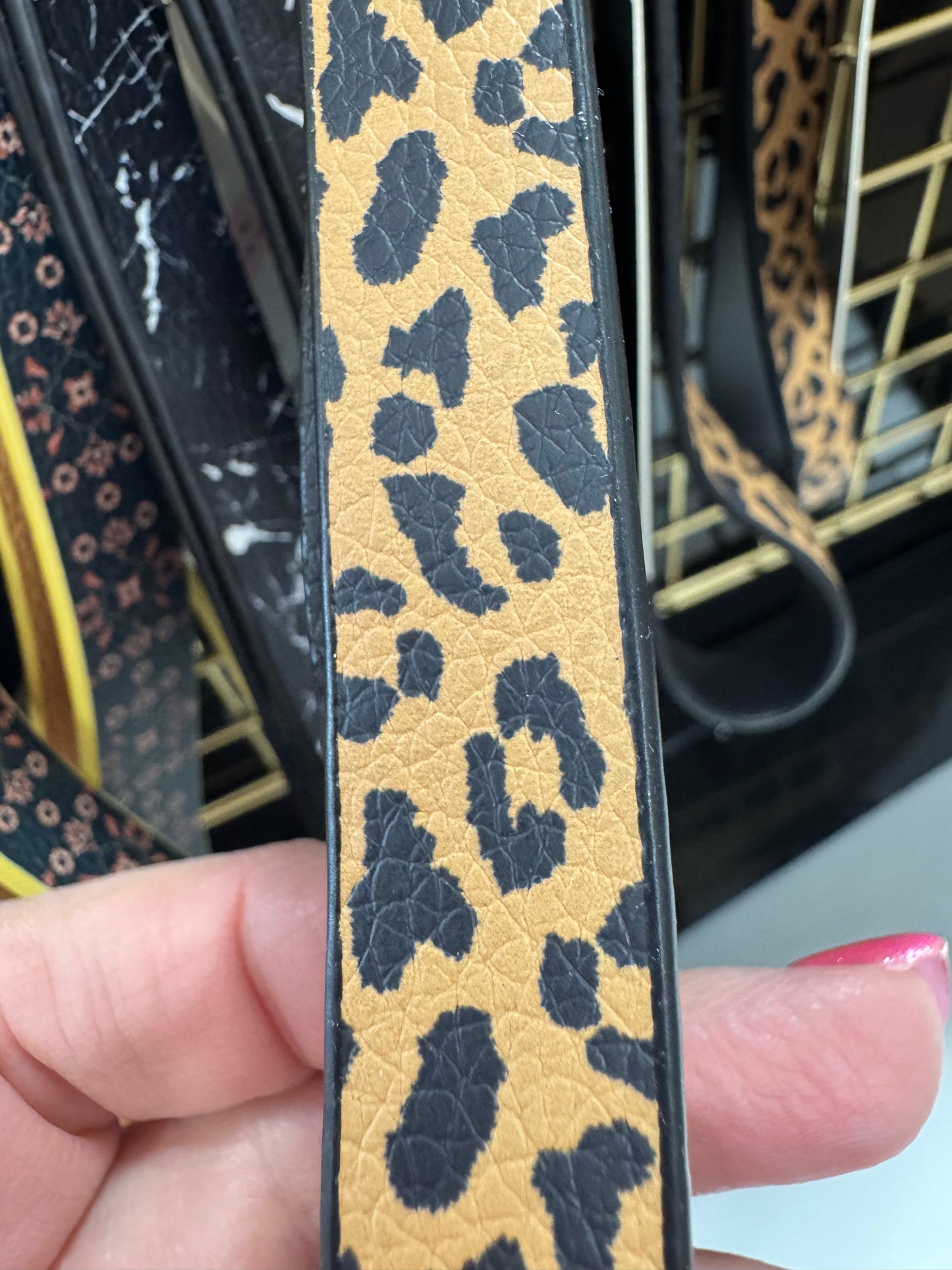 Kedzie Vegan Leather Interchangeable Wristlet Strap - 9 designs
