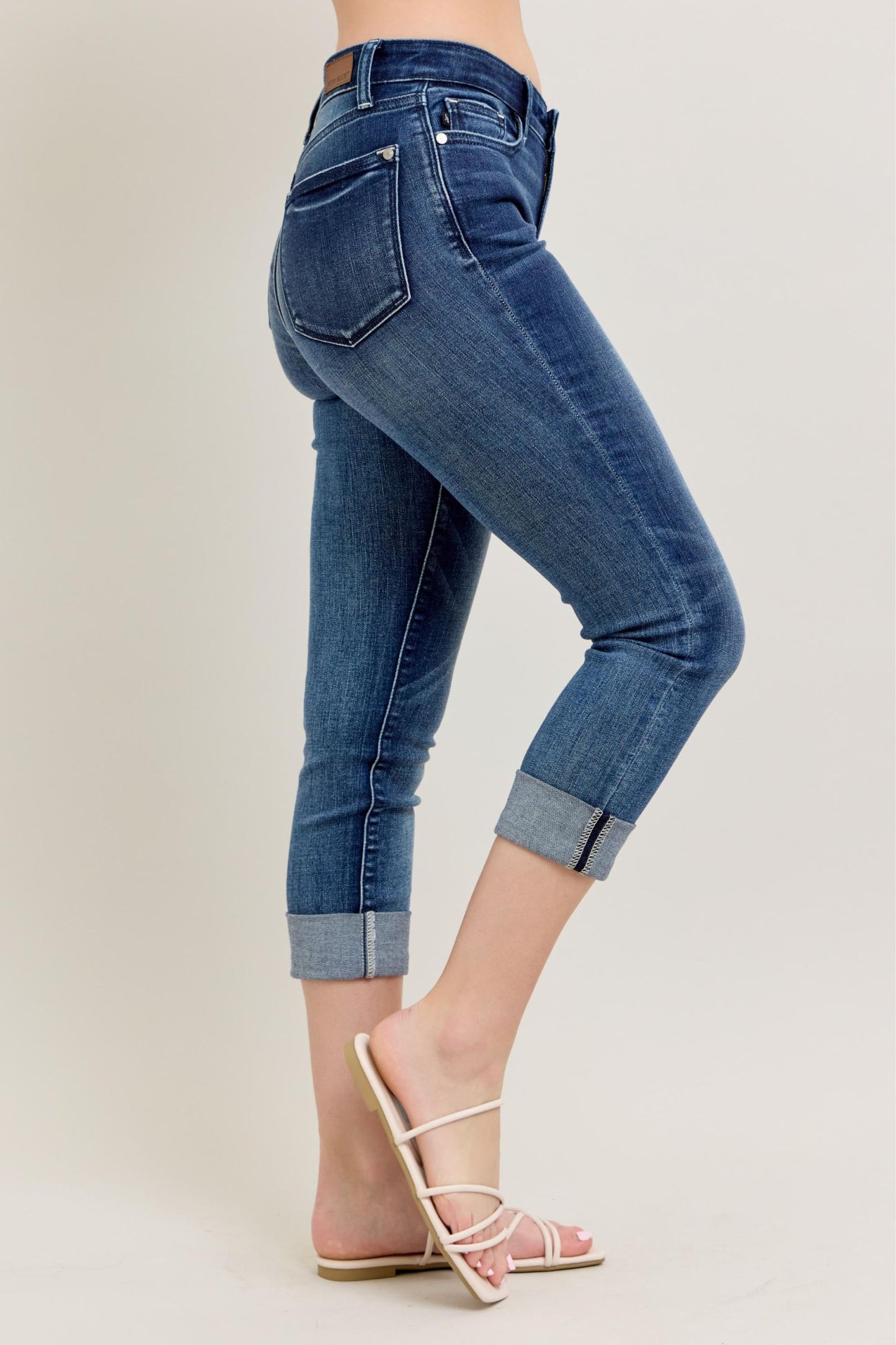 Judy Blue Dark Wash Capris