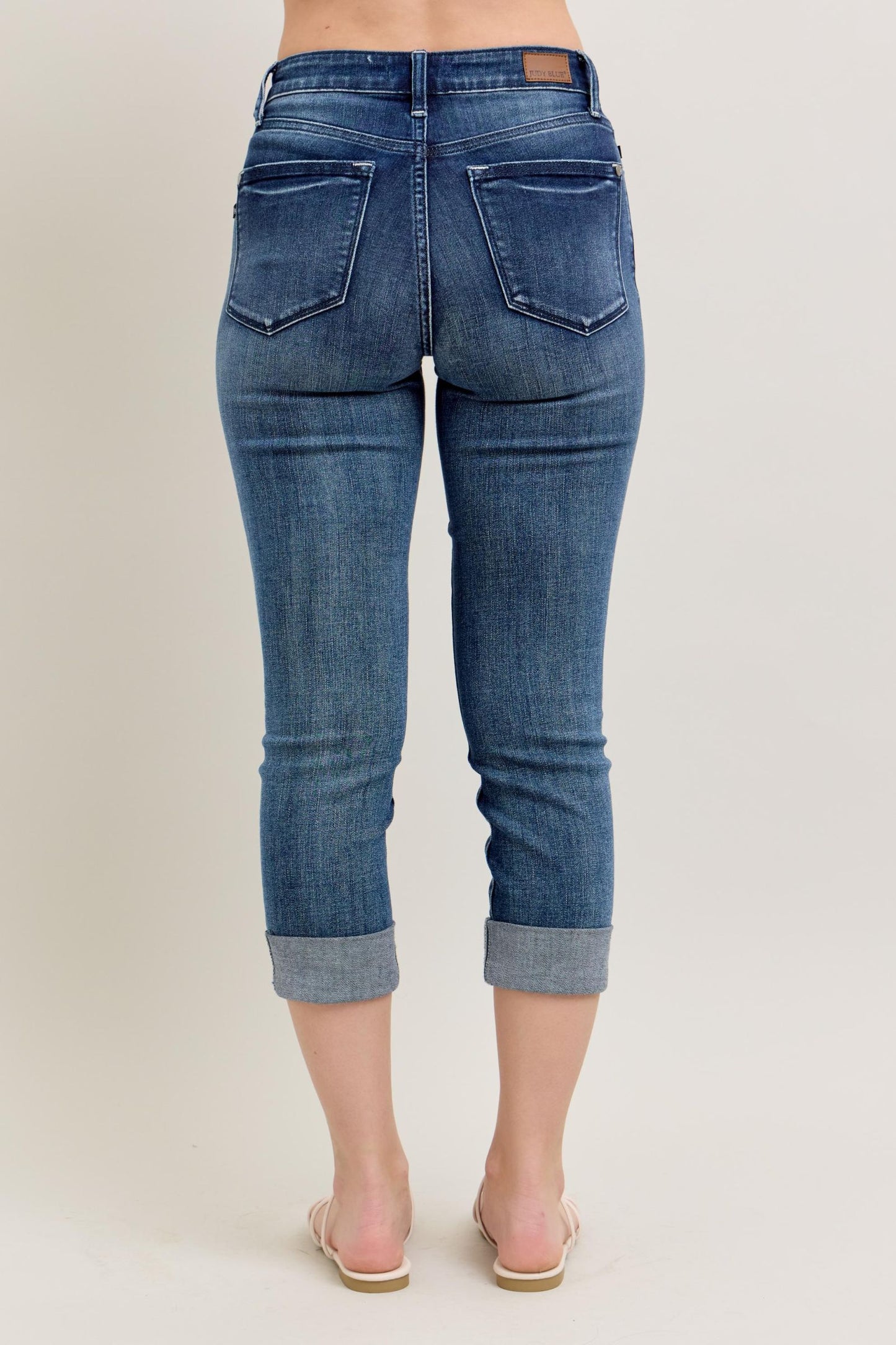 Judy Blue Dark Wash Capris