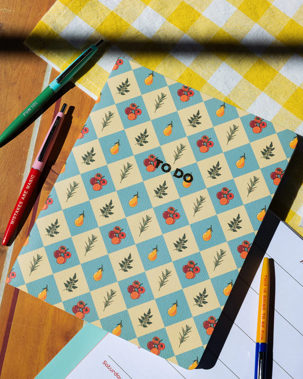To Do Planner - Garden Checkered - Bando