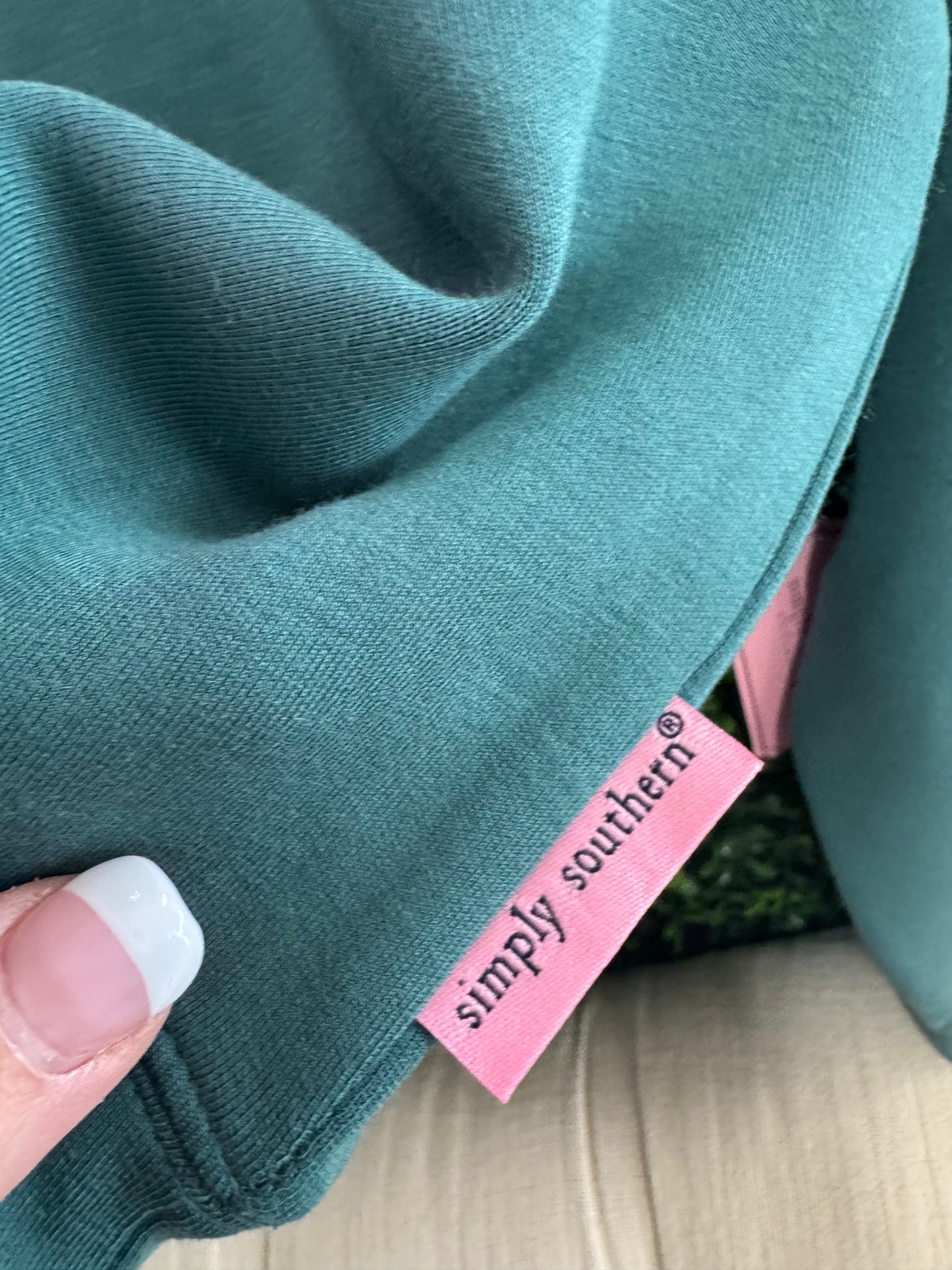 Simply Southern Quarter Zip in Jade