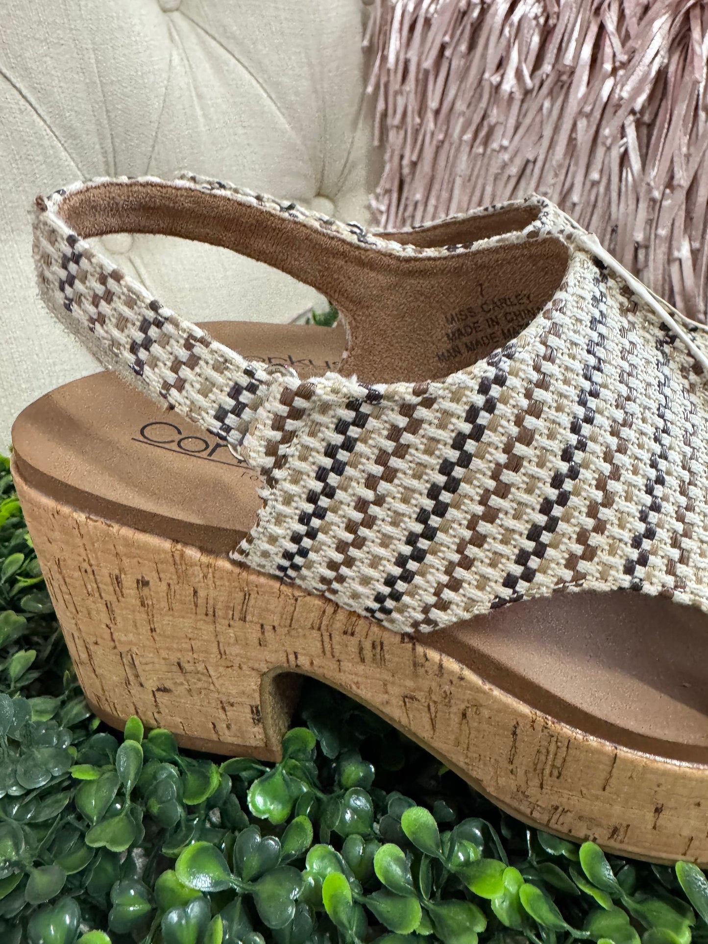Corkys Miss Carley in Tan Multicolor
