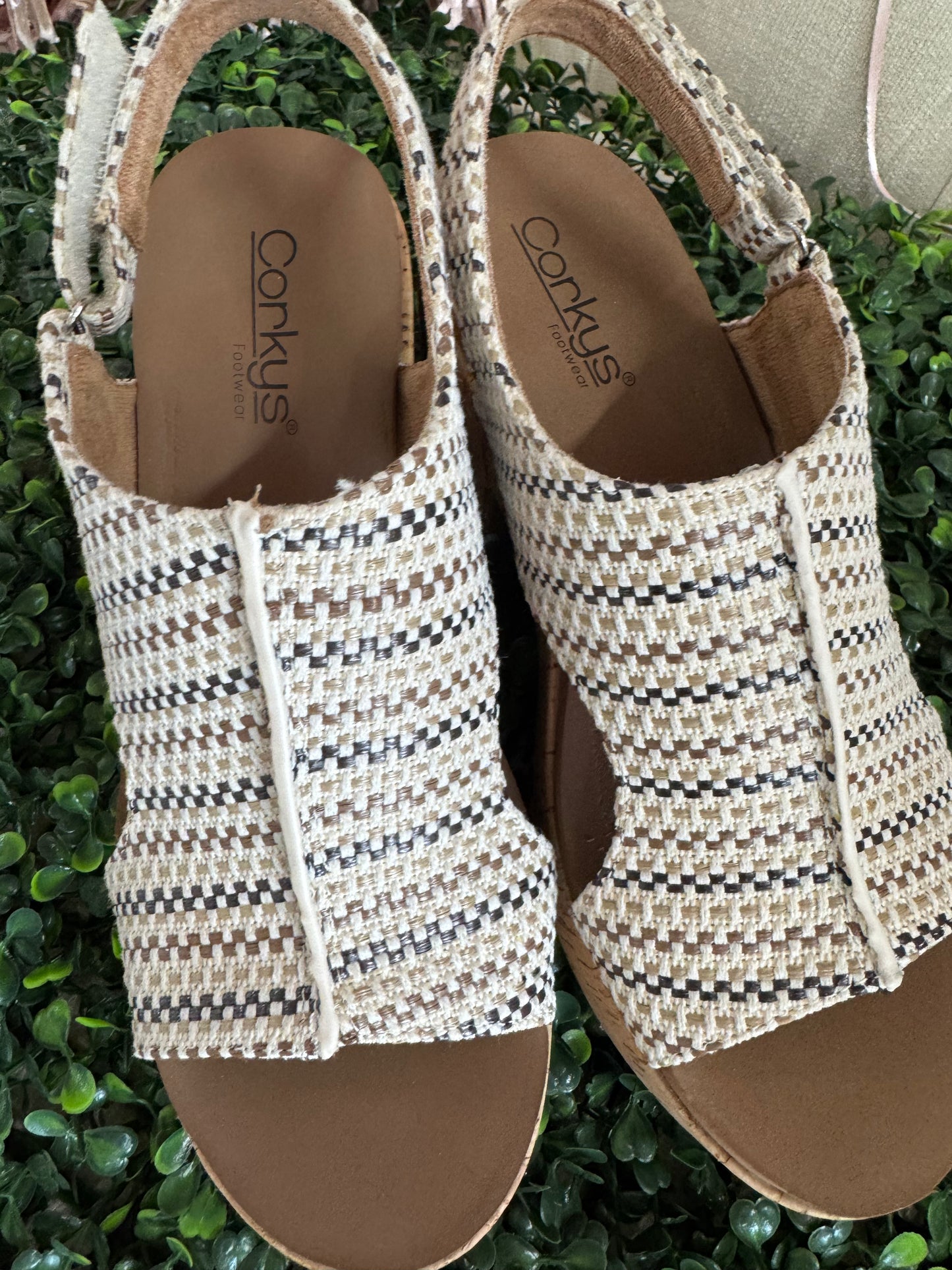 Corkys Miss Carley in Tan Multicolor