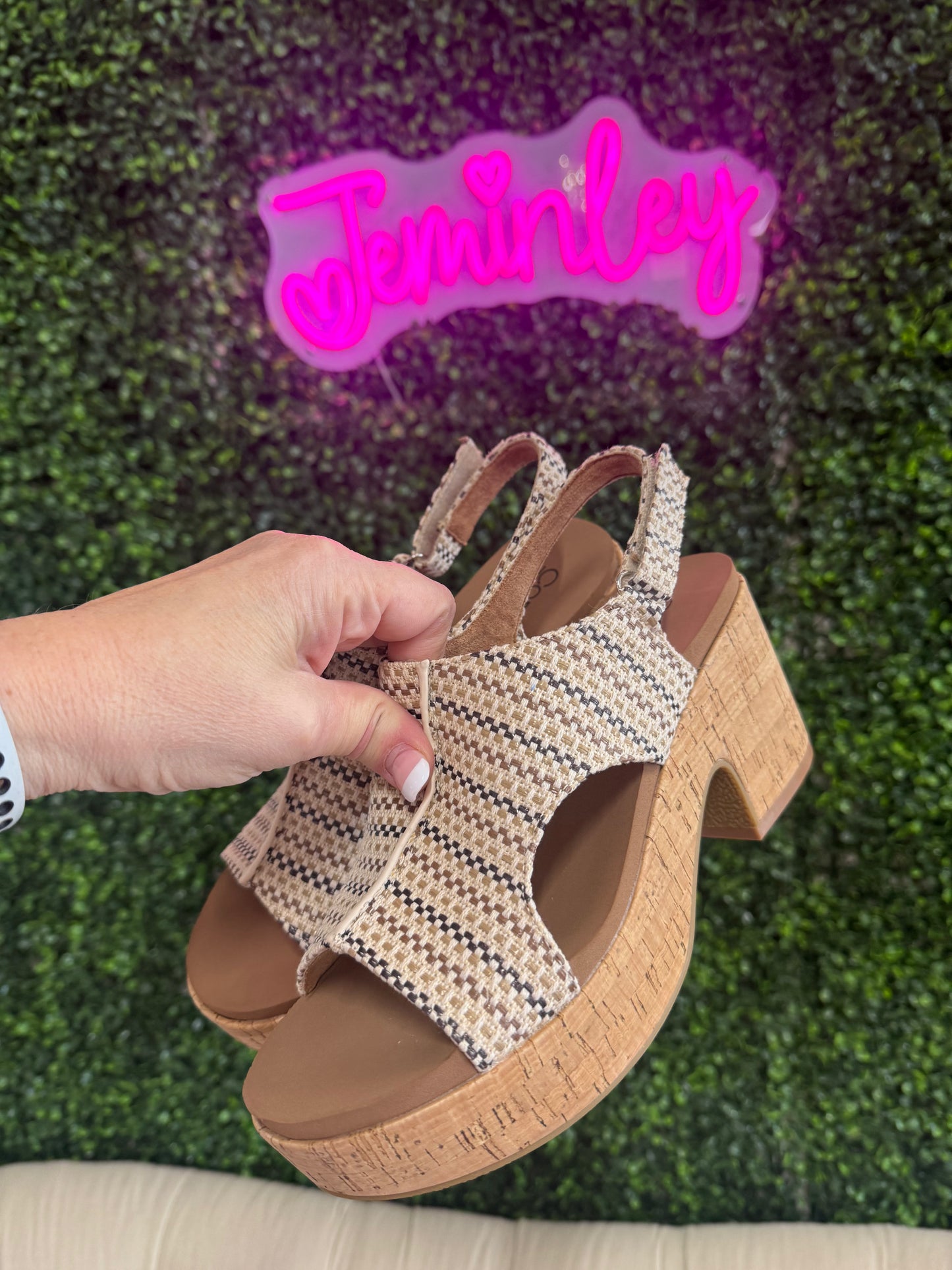 Corkys Miss Carley in Tan Multicolor